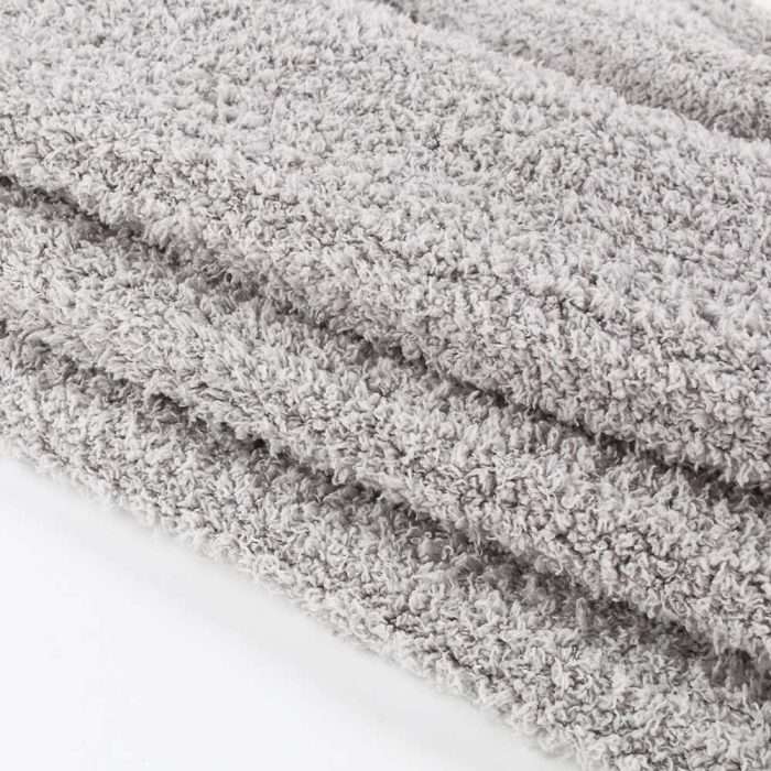 cozy soft chenille fleece blanket