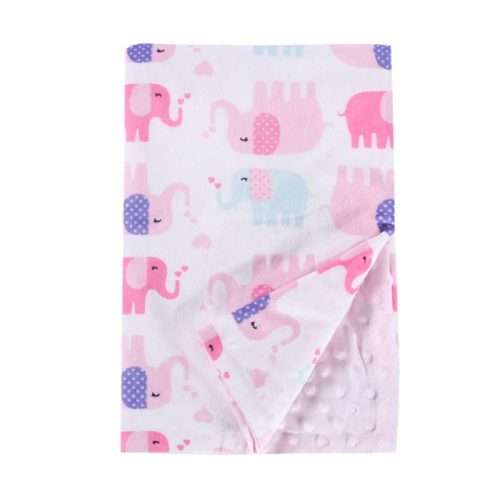 baby printed dot blanket