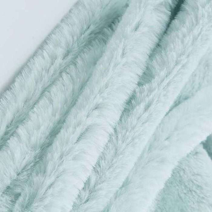 luxury rabbit  plush throw blanket - Image 5