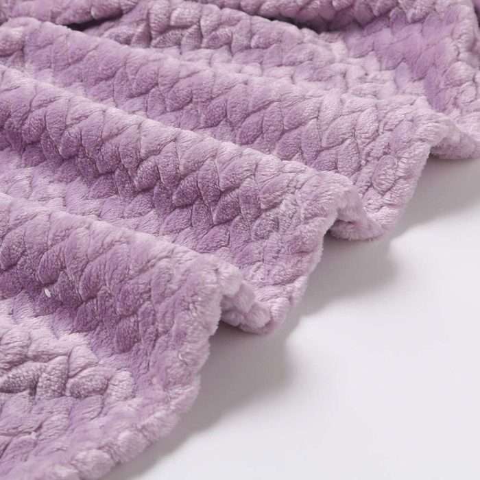 Wheat Pattern Flannel Plush Blanket - Image 6