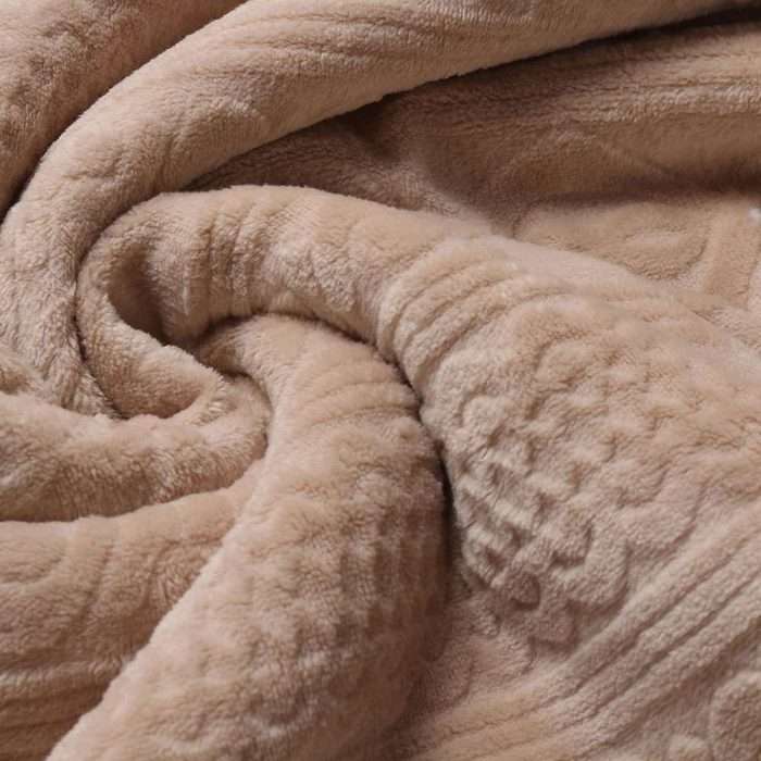 Jacquard Flannel Sherpa Blanket - Image 4