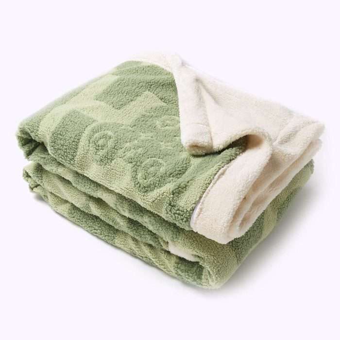 Teddy Sherpa Plush Blanket - Image 2